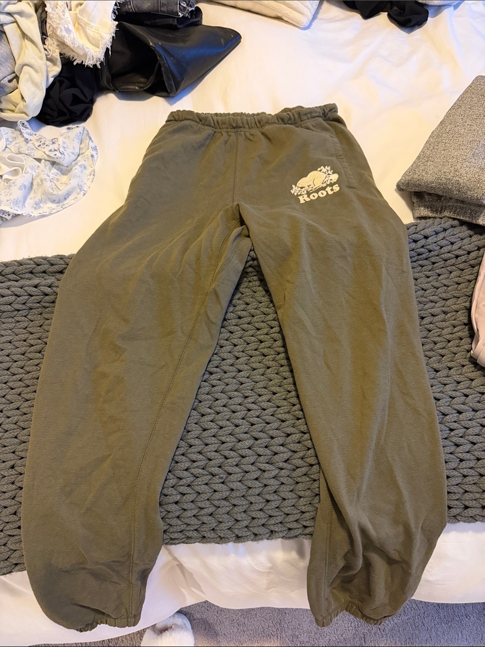 Roots Olive Green Women’s Sweatpants